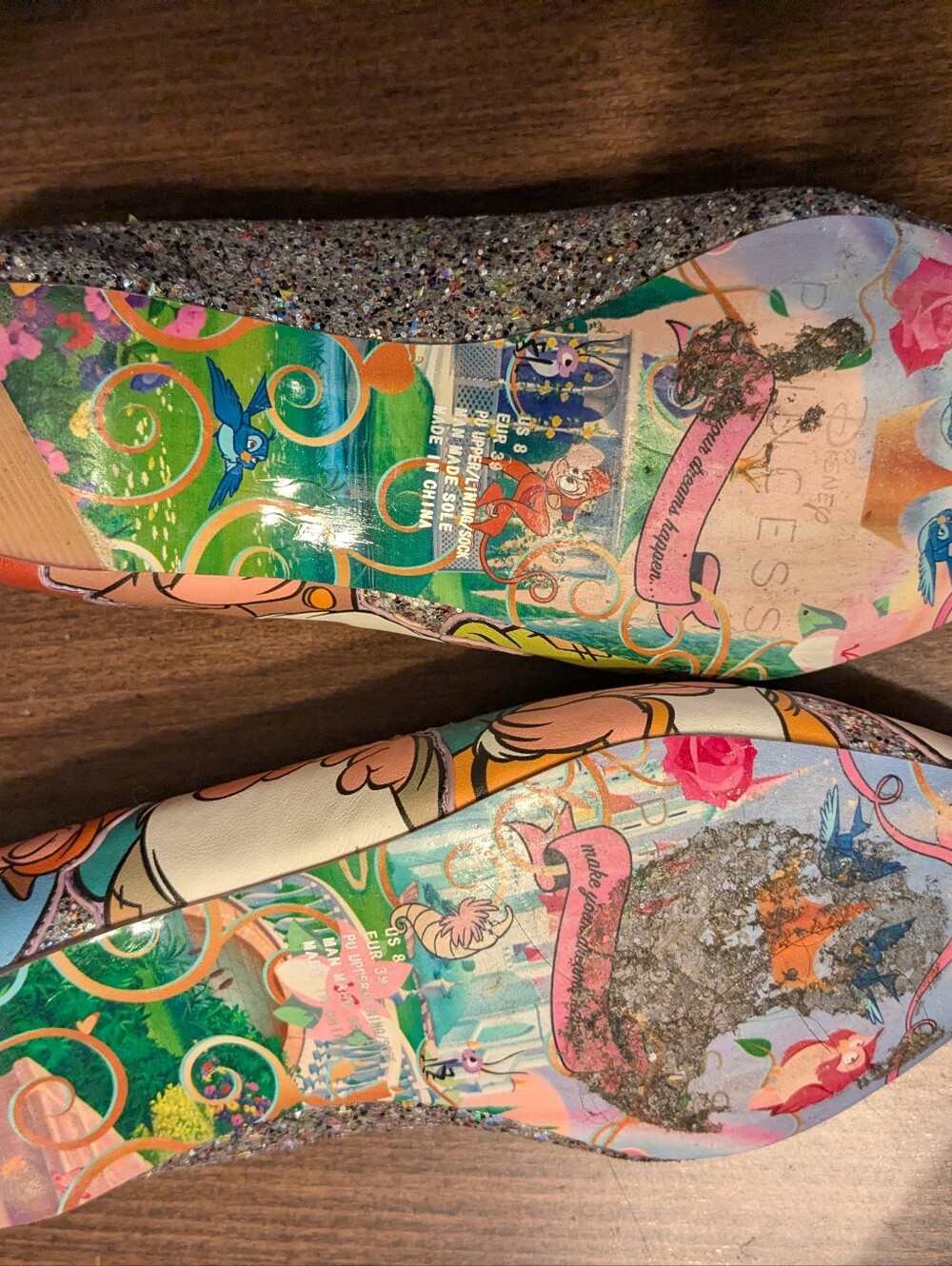 HTF Snow White Flats - Picture 2 of 6
